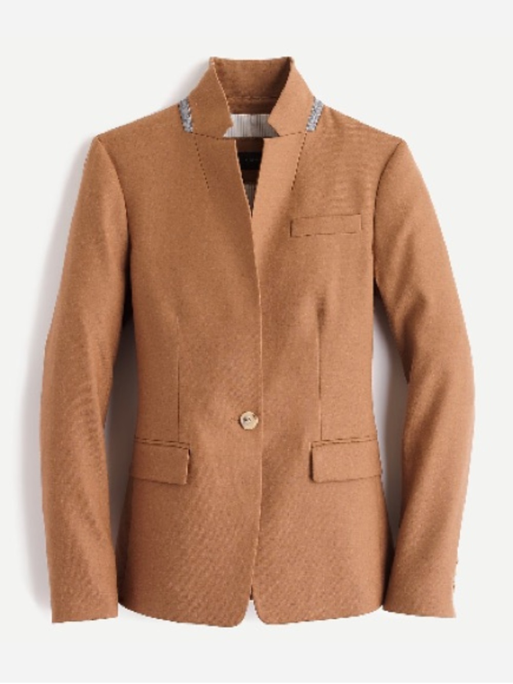 J. Crew Petite Regent Blazer in Wool Flannel